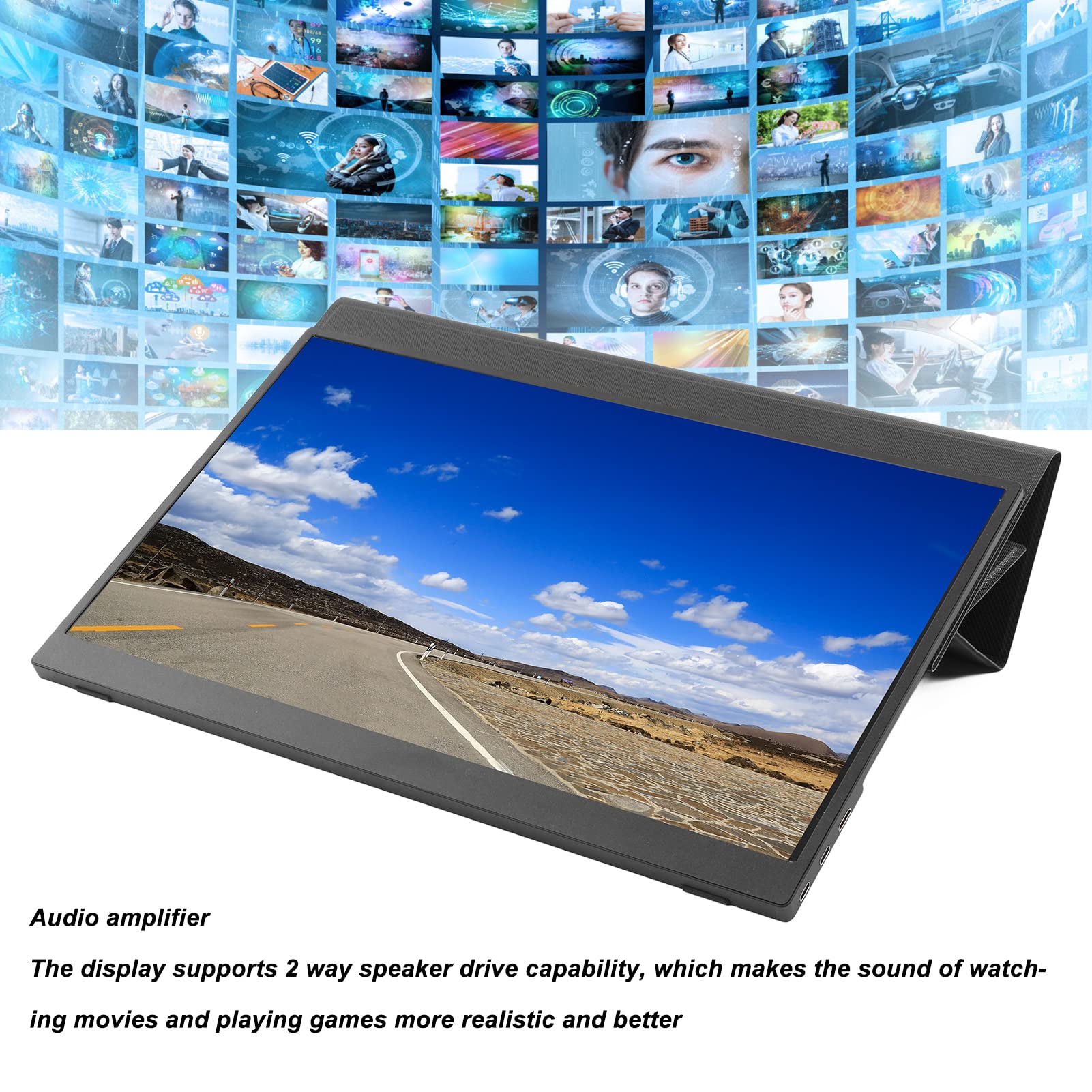 ポータブルモニター。タイプC。 USB Type-Cケーブル1本で繋がるモバイルモニターが便利